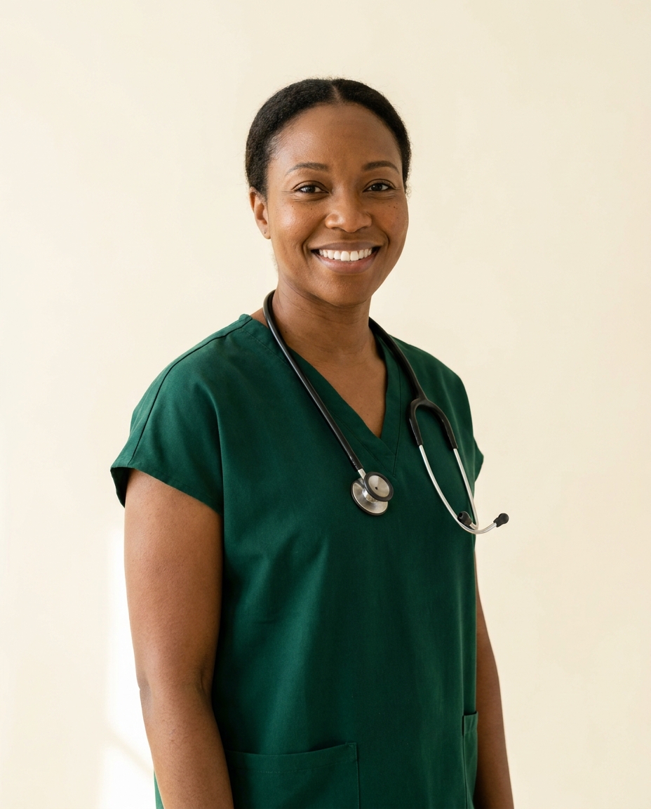 Licensed clinician reviewing a patient profile